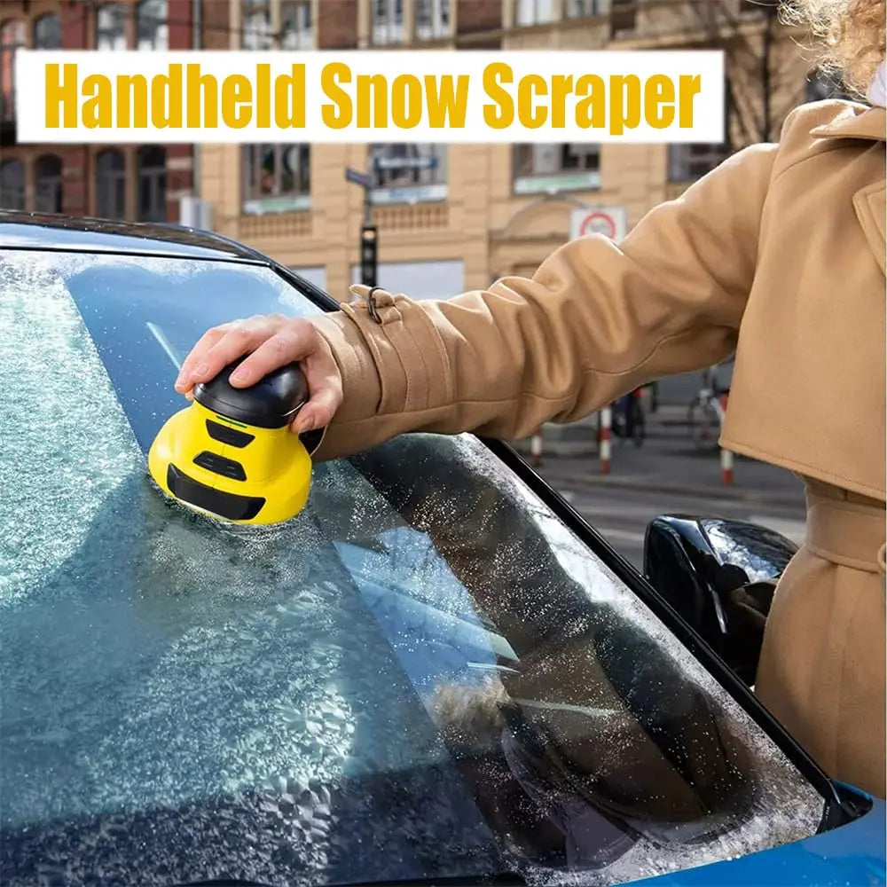 Electric Car Ice Scraper (USB Rechargeable & Cordless Windshield De-Icer)