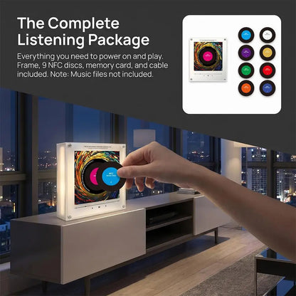 Retro Mini Vinyl NFC Player