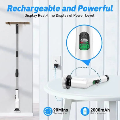 ScrubPro V2 — 8-in-1 Cordless Electric Spin Scrubber