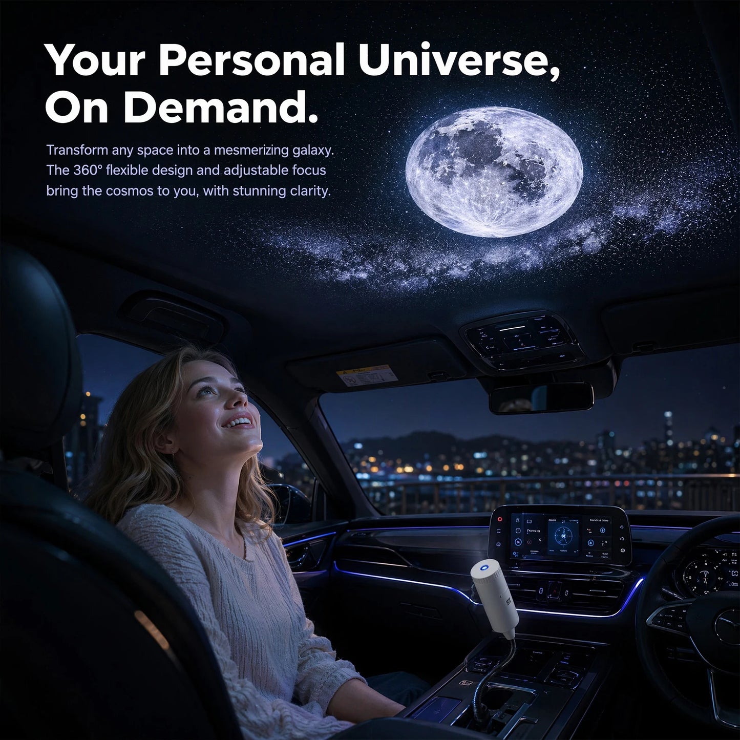 CosmicVibe™ HD Flexible Galaxy Projector