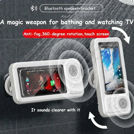 hower Waterproof Phone Case with Bluetooth Speaker