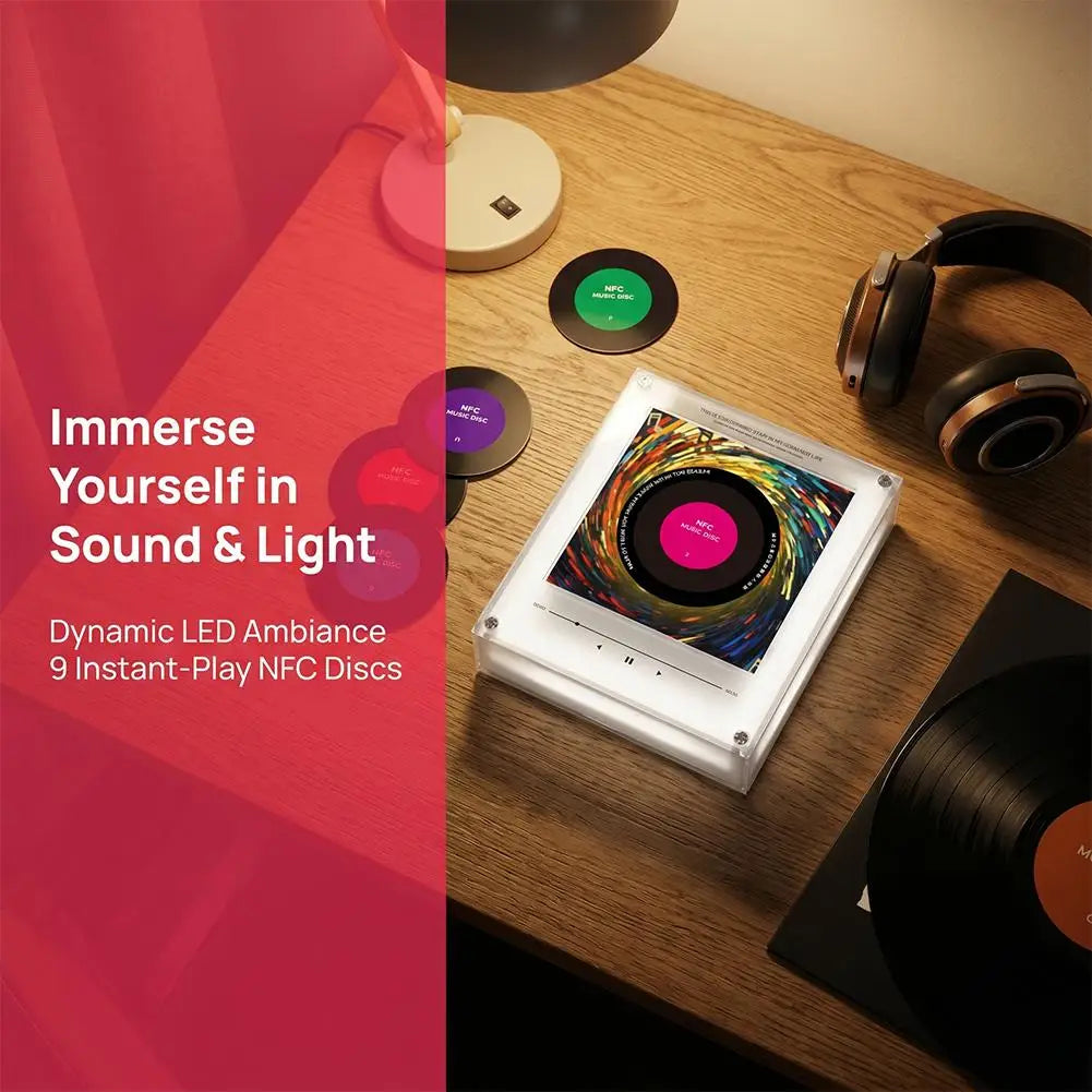 Retro Mini Vinyl NFC Player
