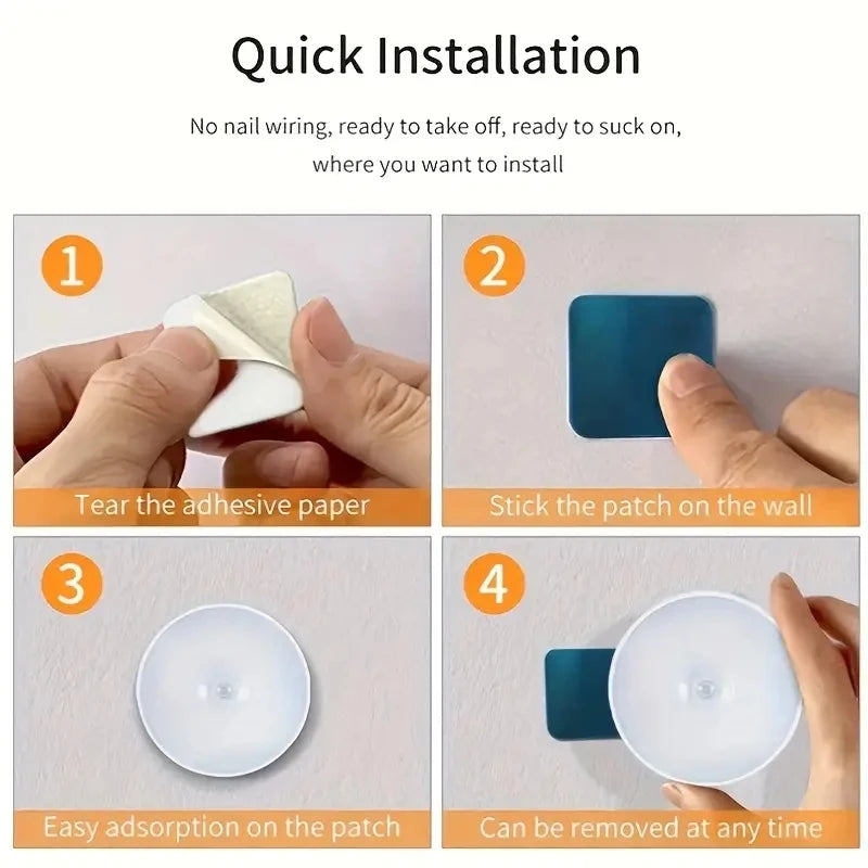 Smart Wireless LED Motion Sensor Night Light (USB Rechargeable & Magnetic)