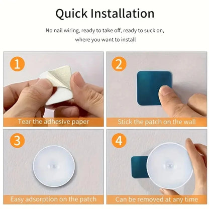 Smart Wireless LED Motion Sensor Night Light (USB Rechargeable & Magnetic)