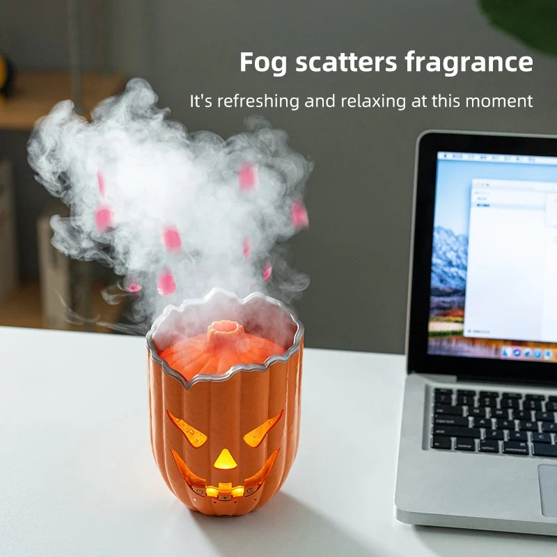 Morago™ Spooky Glow Pumpkin Jellyfish Diffuser & Humidifier