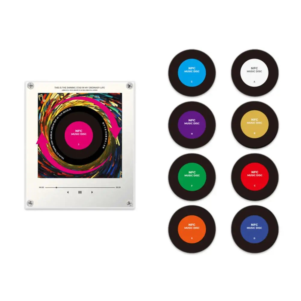 Retro Mini Vinyl NFC Player