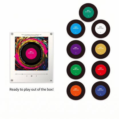 Retro Mini Vinyl NFC Player