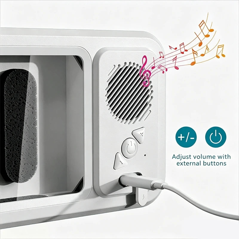 Bluetooth Speaker Waterproof Phone Box Touchscreen Phone Case Bathroom Shower Wall Mount Phone Stand For Watching Videos