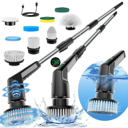ScrubPro V2 — 8-in-1 Cordless Electric Spin Scrubber