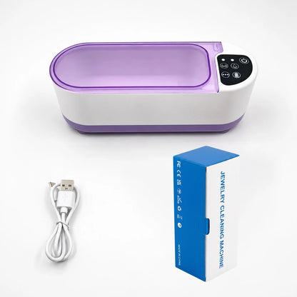 UltraClean™ Portable Ultrasonic Cleaner – Professional 360° Deep Cleaning for Jewelry, Glasses, Watches & Dentures